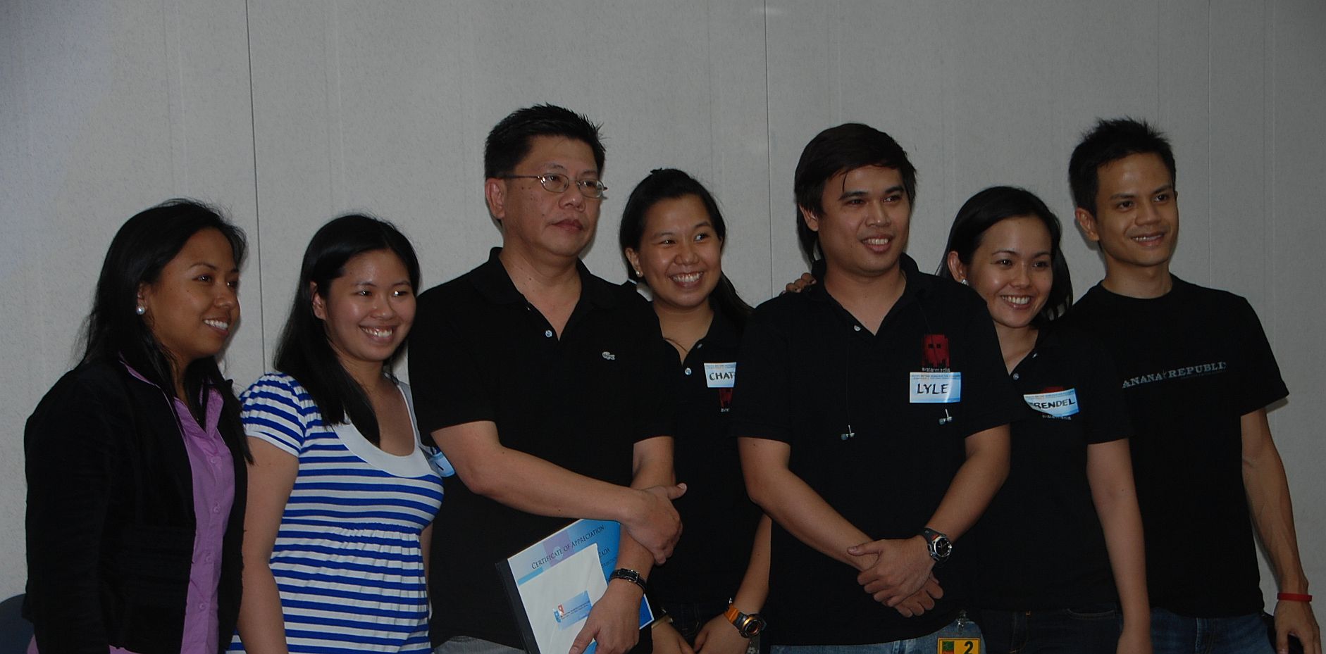 Lizada with Davao Bloggers Officers Lizada with Davao Bloggers Officers