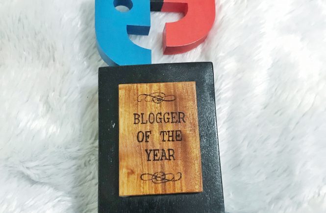 Davao Blog Awards 2016 Blogger of the Year Trophy by House of Wooden Letters