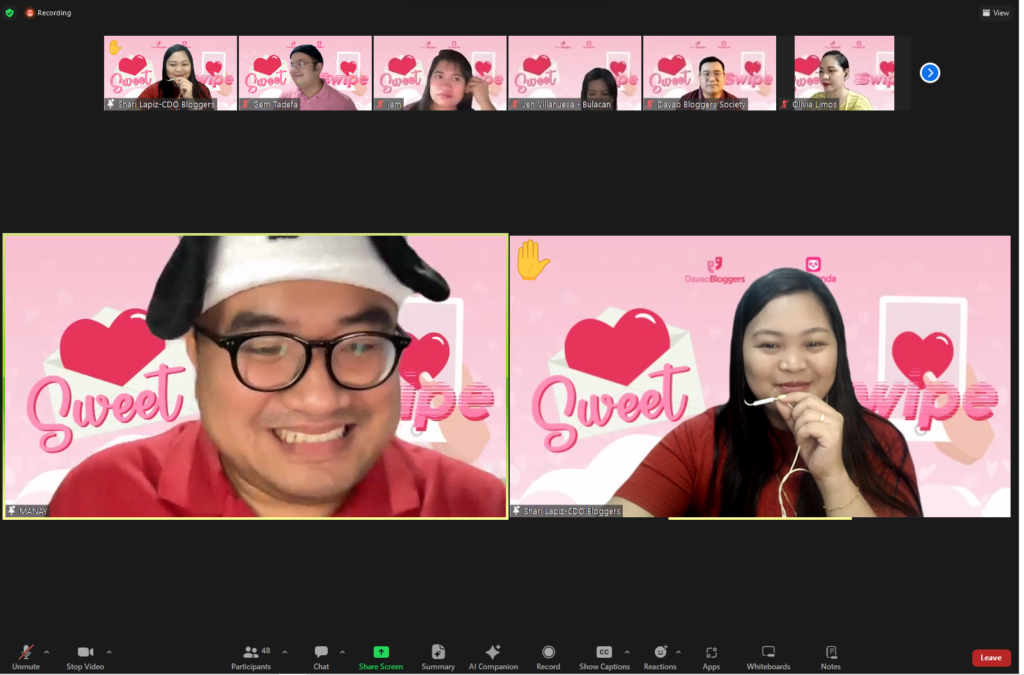 The Davao Bloggers Society Hosts Virtual Hangout Love in the Digital Era: Valentine’s Then and Now